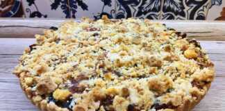 Αλμυρή τάρτα με προσούτο, κολοκυθάκια, τυρί Αλμυρή τάρτα με προσούτο, κολοκυθάκια, τυρί