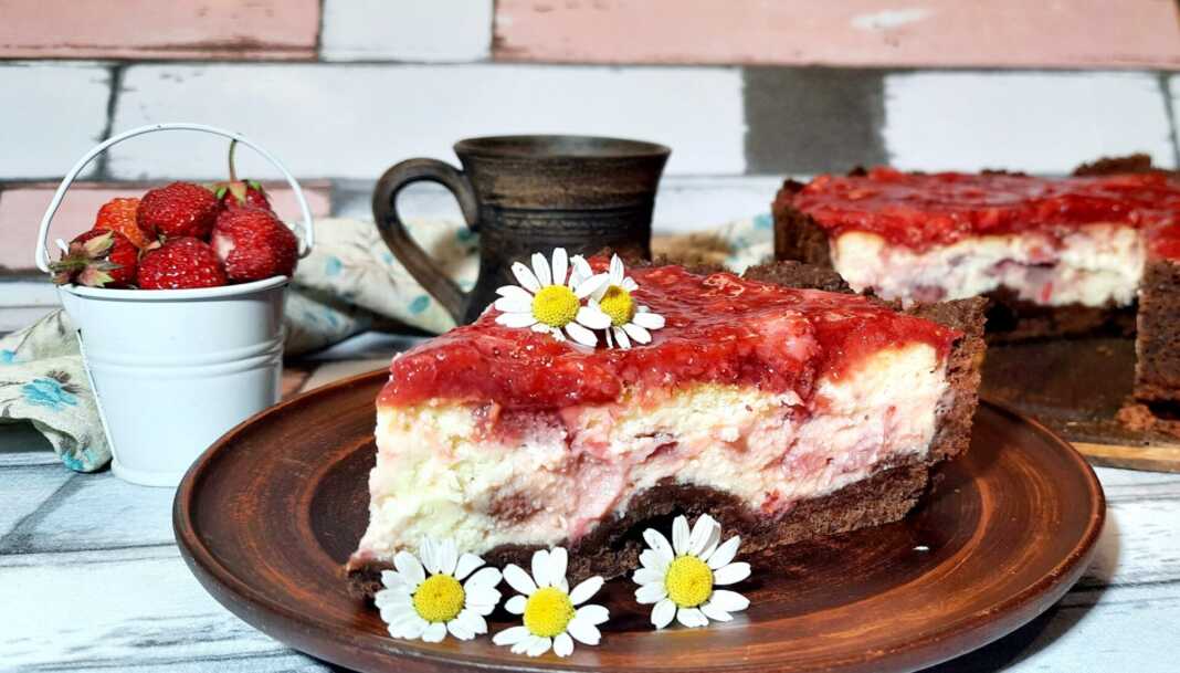 Cheesecake με φράουλες