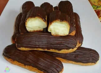 Εκλέρ με κρέμα