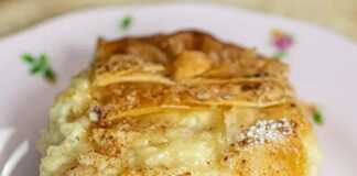 Ρυζόπιτα με κρέμα και σταφίδες….η πίτα αυτή δεν υπάρχει Ρυζόπιτα με κρέμα και σταφίδες