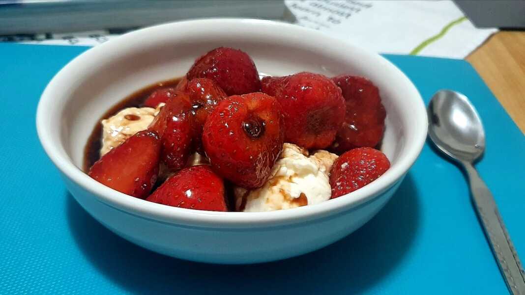 Φράουλες σε κρέμα μασκαρπόνε