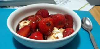 Φράουλες σε κρέμα μασκαρπόνε