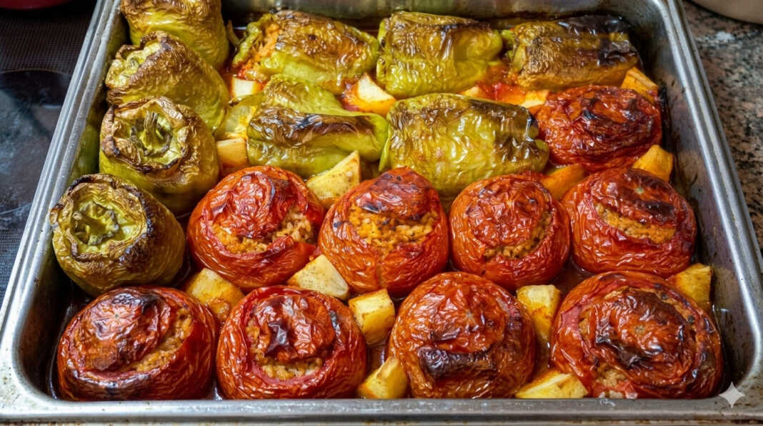 Ενα ταψί Νηστίσιμα  γεμιστά