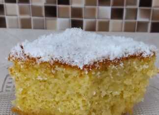 Καρύδα παντεσπάνι