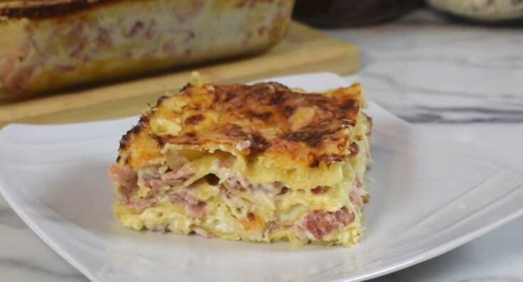 Kοτόπουλο cordon bleu  με λαζάνια