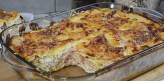 Κοτόπουλο cordon bleu με λαζάνια