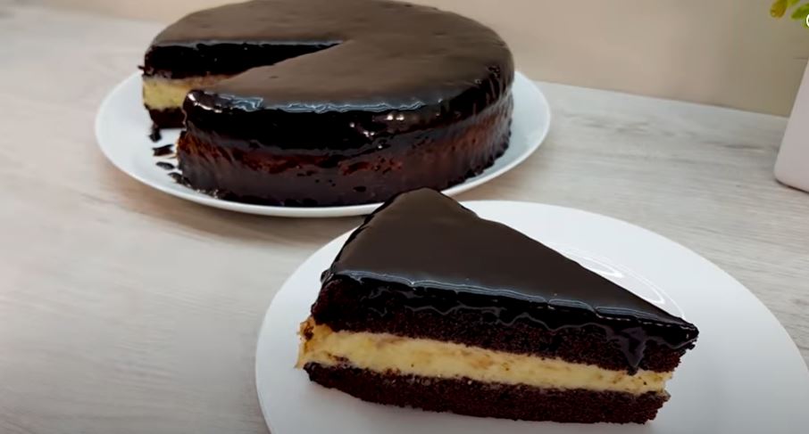 keikKremaSokolata τούρτα με κρέμα και σοκολάτα