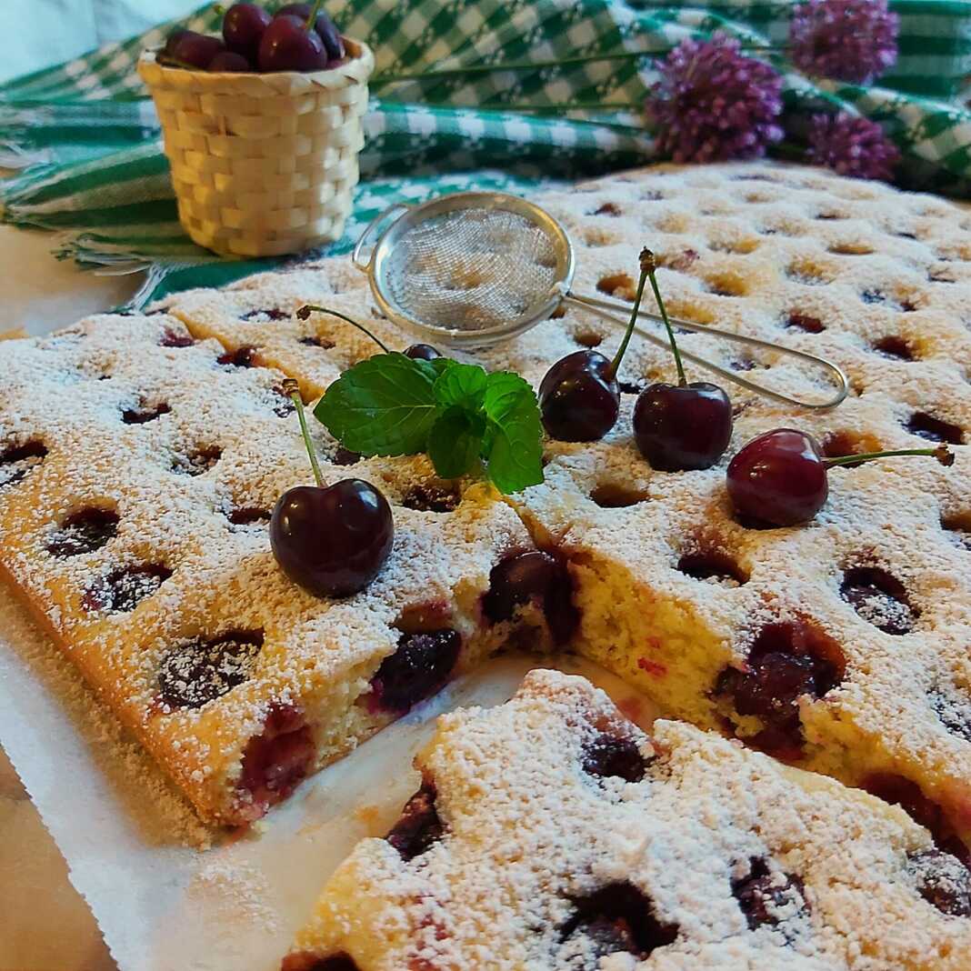 kerasopita Κέικ με κεράσια, 4/4