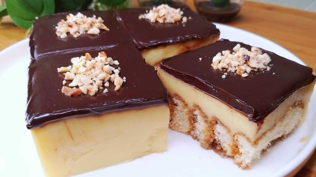 Γλυκό Ψυγείου με κρεμα καραμελέ