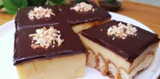 Γλυκό Ψυγείου με κρεμα καραμελέ