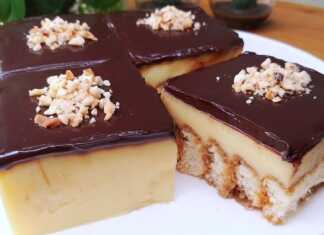 Γλυκό Ψυγείου με κρεμα καραμελέ