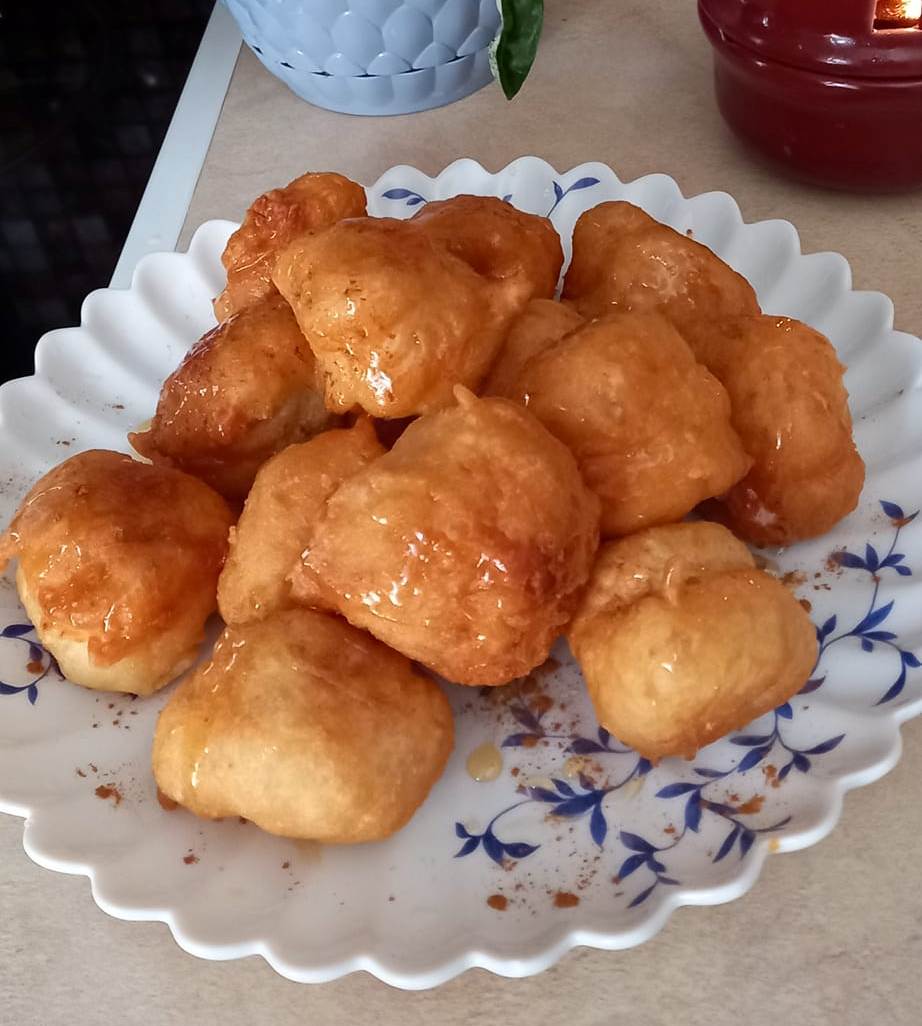 loukoumadesRyzi Λουκουμάδες με ρύζι