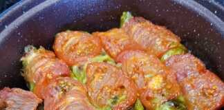 Σαρμαδάκια με φρέσκα λαχανόφυλλα, κιμά και ρύζι