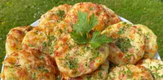 Πατατοκεφτέδες με ζαμπόν και κίτρινο τυρί 😊 Πατατοκεφτέδες με ζαμπόν και κίτρινο τυρί