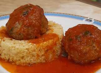 Κοκκινιστά Κεφτεδάκια με πλιγούρι Κοκκινιστά Κεφτεδάκια με πλιγούρι