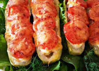 Ψημένα γεμιστά κολοκυθάκια