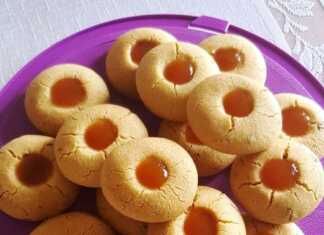 Μπισκότα Πτιφούρ με μαρμελάδα