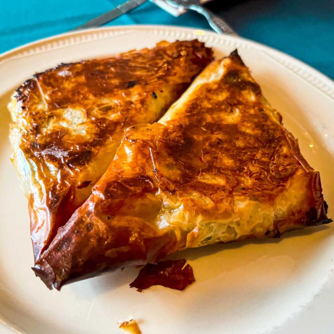 Τριγωνάρια με σπανάκι