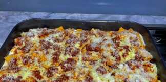 Ζυμαρικά φουρνου με σάλτσα μπολονεζ