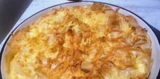 Πίτα με αυγά, τυρί και κίτρινο τυρί