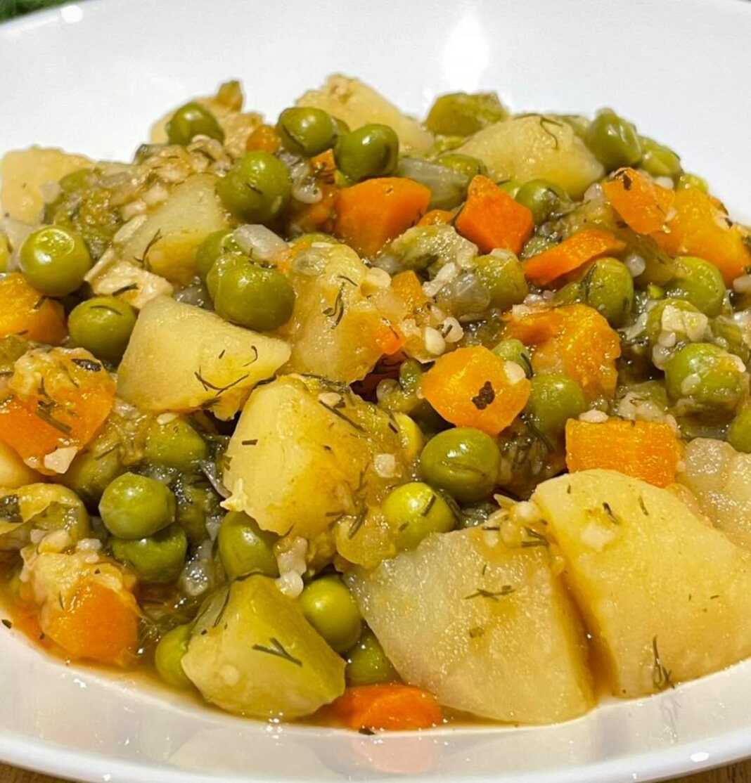 Αρακας με κολοκυθάκια και πατάτες