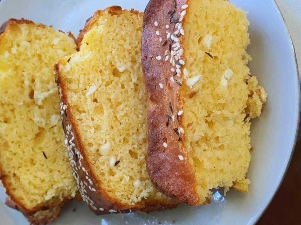 keikKalampokiou1 Αλμυρό κέικ καλαμποκιού