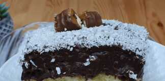 Κέικ με κρέμα σοκολάτας