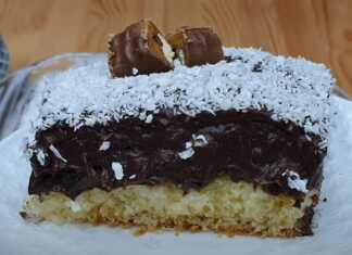 Κέικ με κρέμα σοκολάτας