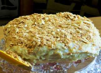 Παραδοσιακή Τούρτα Ναπολέων με πολλές στρώσεις λεπτής ζύμης και πλούσια κρέμα πασπαλισμένη με ψίχουλα ζύμης