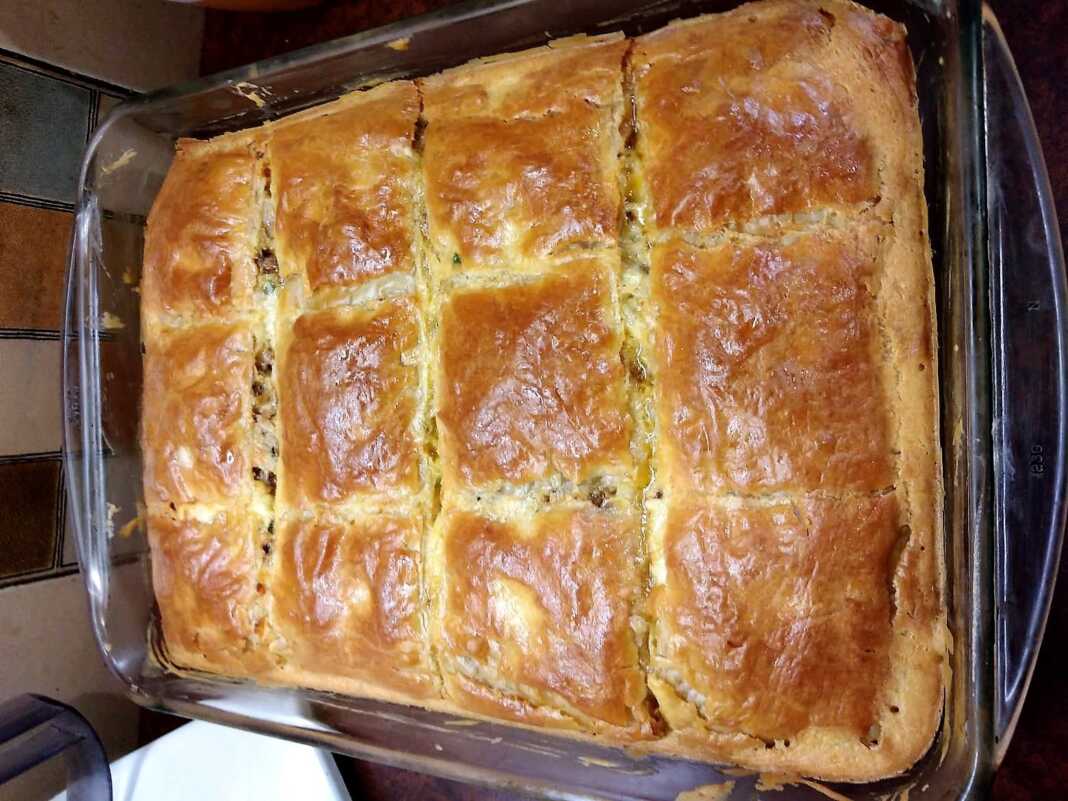 melitzanopita Μελιτζανόπιτα με φύλλο κρούστας