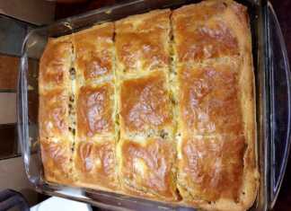 Μελιτζανόπιτα με φύλλο κρούστας