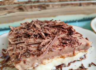 Μπισκοτογλυκό με δυο κρέμες