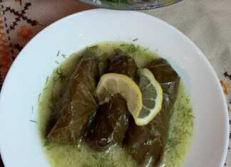 Ντολμαδάκια με αμπελόφυλα και γέμιση με ξηρους καρπούς