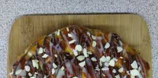 Nτονατς με σοκολάτα σε μορφή κυψέλης