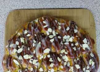 Nτονατς με σοκολάτα σε μορφή κυψέλης