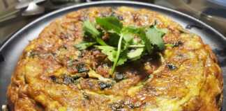 Ομελέτα με Σπανάκι και πατάτα