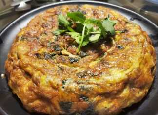 Ομελέτα με Σπανάκι και πατάτα