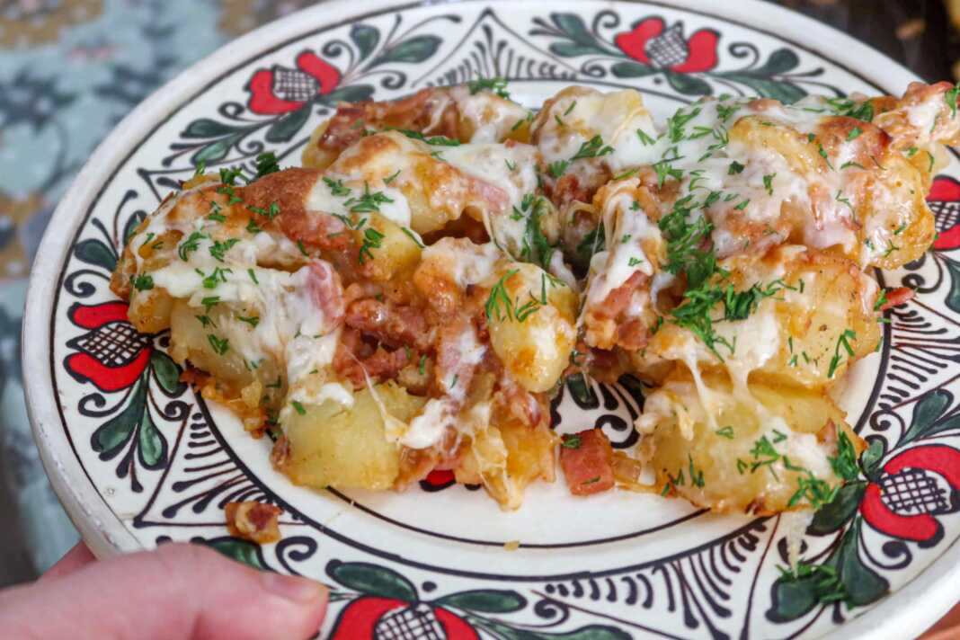 patatesBaconTiri1 Μπέικον με πατάτες