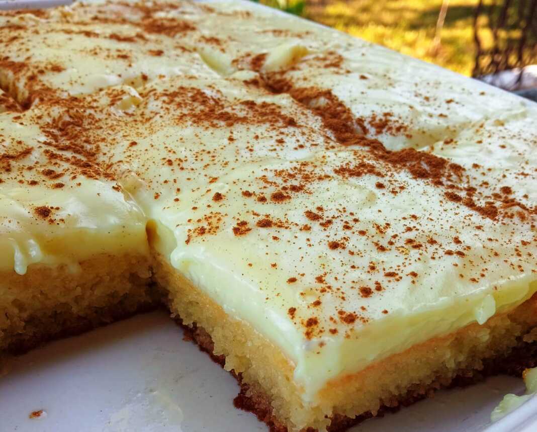 Ραβανί πολίτικο με κρέμα!!!!