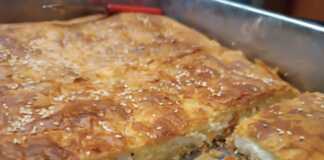 Τυρόπιτα με φύλλο κρούστας