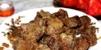 Συκώτι με καραμελωμένα κρεμμύδια