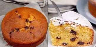 Κέικ Πορτοκάλι με τσιπς σοκολάτας