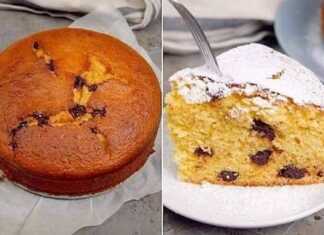 Κέικ Πορτοκάλι με τσιπς σοκολάτας