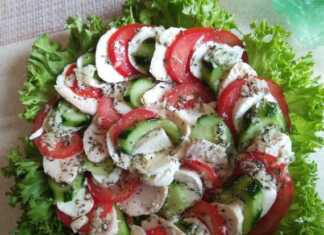 Κοτοσαλάτα με μοτσαρέλα