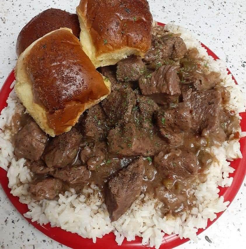 kreasRyxi Μοσχαρίσιο κρέας με βούτυρο σκόρδου