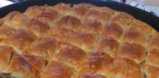 Χρυσαφένια, ολόκληρη Μελιτζανόπιτα Θεσσαλίας, φρεσκοψημένη από τον φούρνο