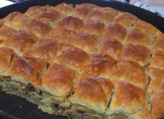 Χρυσαφένια, ολόκληρη Μελιτζανόπιτα Θεσσαλίας, φρεσκοψημένη από τον φούρνο