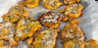 Τηγανητοί κολοκυθοανθοί