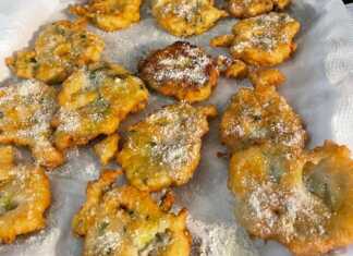 Τηγανητοί κολοκυθοανθοί