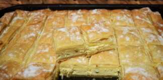 Γλυκιά Γιαουρτο-Τυρόπιτα με σταφίδες